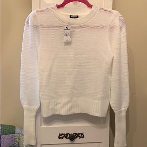 Express waffle knit sweater XS